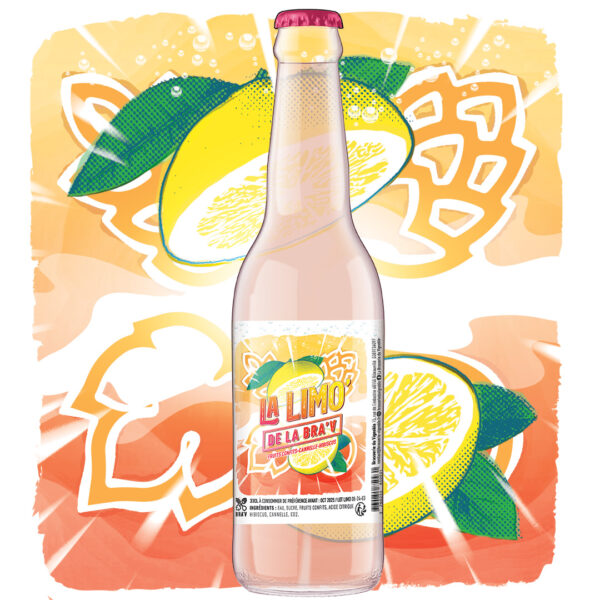 Soda Bra'V - Hibiscus, cannelle, fruits confits 33cl
