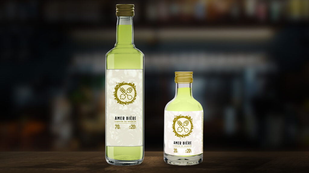 amer bière artisanal : liqueur de houblon de la Bra'V