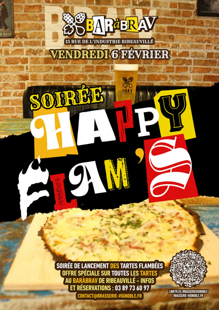 Soirée Happy Flam's au BaRàBraV