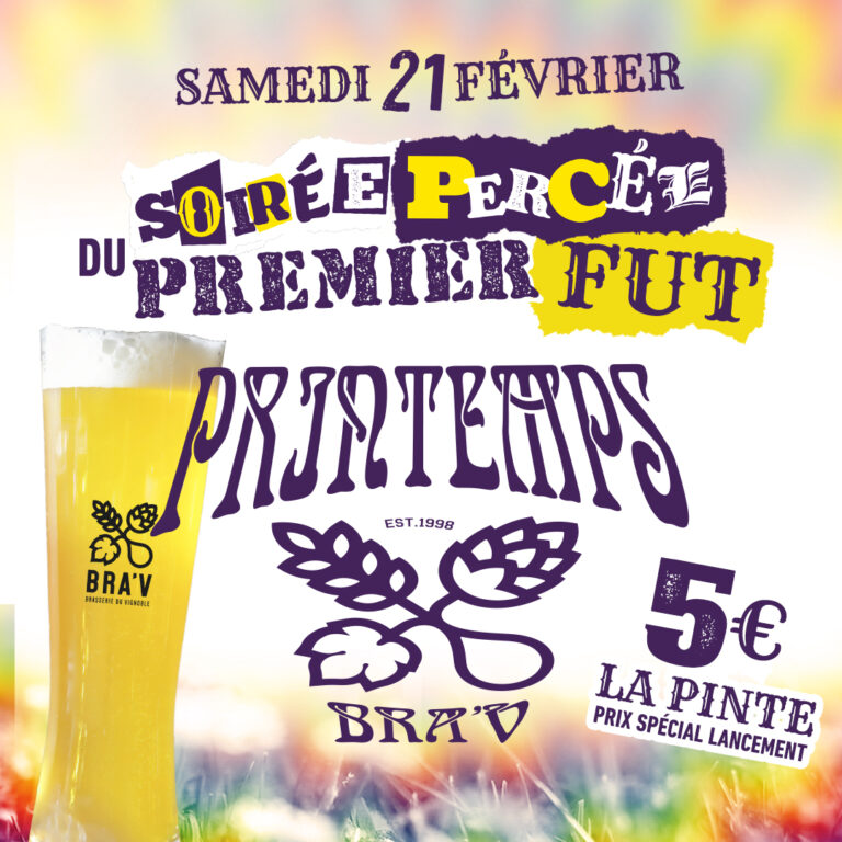 Bra'V bière printemps : percée du premier fut samedi 21