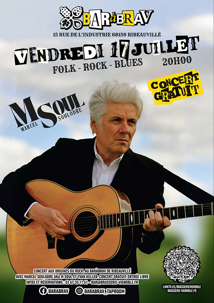 concert Msoul vendredi 17 juillet au BaRàBraV de Ribeauvillé